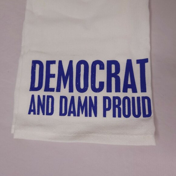 Democrat And Damn Proud PBK Cotton Dish Kitchen Towel & Donkey Cookie Cutter - Picture 2 of 6